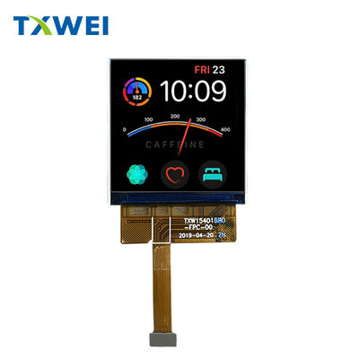 1صفحه نمایش مربع 54 اینچی رابط MIPI 320 * 320TFT دستگاه پوشیدنی صفحه نمایش LCD
