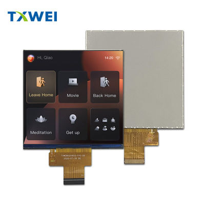 3.95 اینچ 480 * 480 مربع صفحه نمایش TFT 400nits ماژول LCD TFT درخشش بالا