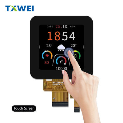1.54 اینچ 240 * 240IPS کنترل از راه دور هوشمند لوازم خانگی کوچک صفحه نمایش LCD مربع صفحه نمایش لمسی