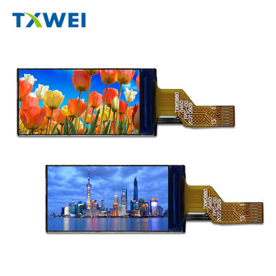 0.96 اینچ 80*160 روشنایی IPS 500cd/m2 صفحه نمایش نوار رابط 4 بیتی SPI