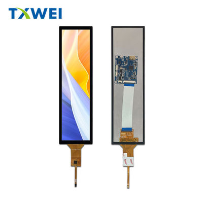8.8 اینچ 480 * 1920 رابط HDMI قفسه روشنایی تبلیغاتی 550cd / m 2 صفحه نمایش