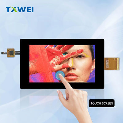 480*854 IPS RGB 24 بیتی رابط 5 اینچ TFT LCD با پنل لمسی ظرفیت