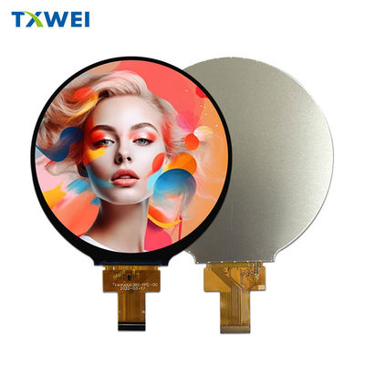 4.0 اینچ صفحه نمایش دایره ای TFT تمام رنگی صفحه نمایش MIPI تمام رنگی TFT صفحه نمایش LCD 450cd / M2