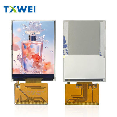 2.4 اینچ EWV زاویه دید گسترده IPS روشنایی بالا صفحه نمایش LCD روشنایی 350cd / m 2 صفحه نمایش LCD TFT
