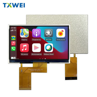 4.3 اینچ IPS 480*272 روشنایی با وضوح بالا 350cd/m 2 صفحه نمایش LCD