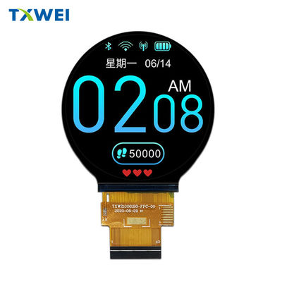 2.1 اینچ480*480IPS پنل دستگاه جارو سازی کنترل صنعتی دکمه پزشکی کلید ابزار صفحه نمایش LCD دایره ای