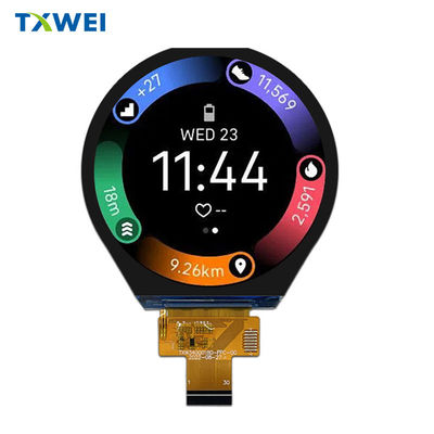 3.4 اینچ دایره ای صفحه نمایش LCD TFT تمام رنگی صفحه نمایش لمسی سفارشی