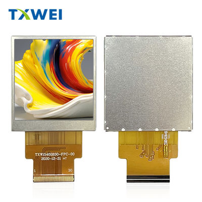 1.54 اینچ مربع صفحه نمایش TFT IPS MCU 8 بیت رابط صفحه نمایش LCD