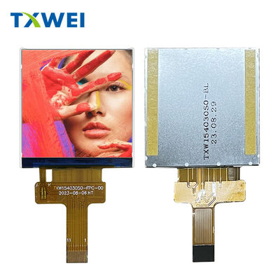 1صفحه نمایش.54 اینچی LCD مربع سفارشی 240 * 240 صفحه نمایش LCD با وضوح بالا