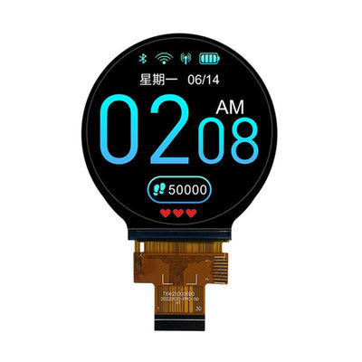 2ماژول صفحه نمایش LCD دایره ای TFT 1 اینچ صفحه نمایش LCD دایره ای ساعت هوشمند سفارشی