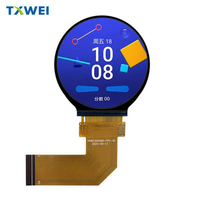 2صفحه نمایش LCD TFT دایره ای 480 * 480 اینچ