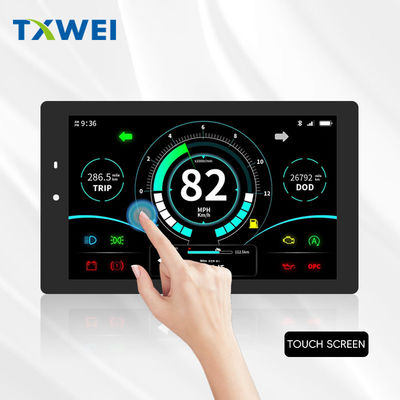 7-اینچ 600X1024 وضوح 800cd / m2 صفحه ابزار خودروهای الکتریکی صفحه نمایش LCD TFT رابط MIPI