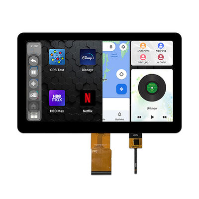 رابط LVDS 10.1 اینچ TFT LCD 1024 * 600 نقطه با صفحه لمسی ظرفیت