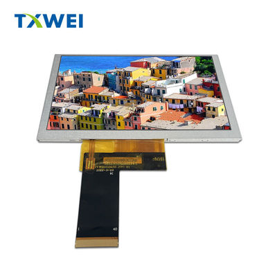 5 اینچ 800 * 480 ماژول نمایش LCD قابل حمل صفحه رنگی با 40 پین LCM Pin N Count به طور معمول صفحه LCD TFT سیاه