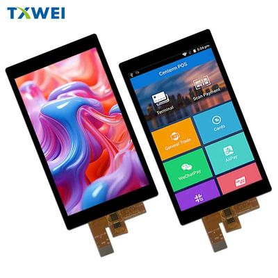 چند لمسی PCAP TFT 5.5 اینچ صفحه نمایش MIPI رابط 1080 * 1920 پیکسل تضمین قیمت پایین