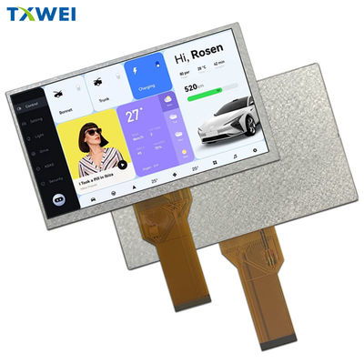 7-اینچ 800 * 480 صفحه نمایش ابزار خودرو صفحه نمایش LCD رابط RGB