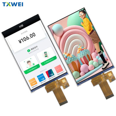 صفحه نمایش LCD 7 اینچی با وضوح بالا با روشنایی بالا 800 X 1280