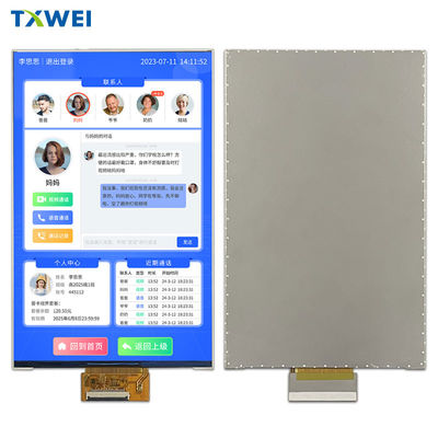 800 * 1280 LVDS IPS کنترل صنعتی صفحه نمایش LCD 8 اینچ صفحه نمایش ثانویه با عملکرد لمسی