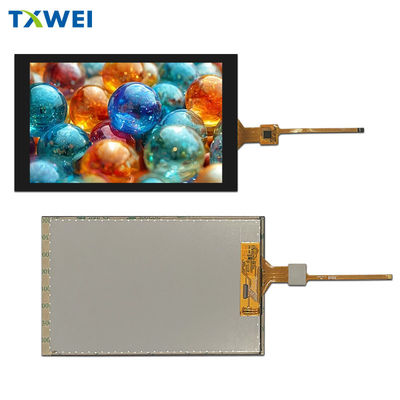 صفحه نمایش LCD 7 اینچی TFT 800*1280 روشنایی 350cd/m2 صفحه نمایش کنترل دسترسی امنیتی