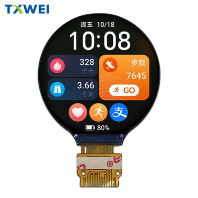 1.3 اینچ 240 * 240 صفحه نمایش LCD TFT دایره ای ، صفحه نمایش پوشیدنی هوشمند
