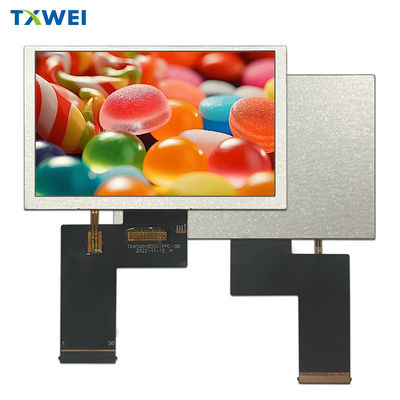 ماژول LCD TFT 5 اینچ 800*480 ST72568 رابط RGB قابل خواندن نور خورشید
