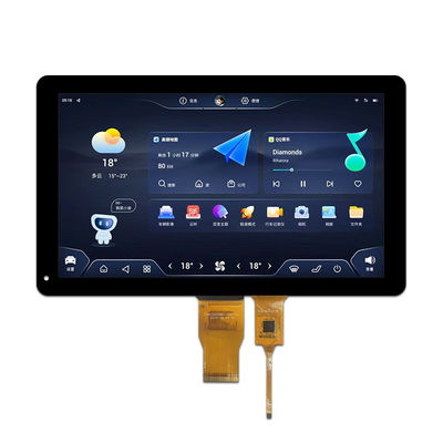 10.1 اینچ صفحه نمایش TFT پانل لمسی ظرفیت 1024 * 600 وضوح 700nits رابط RGB