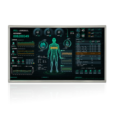 32 اینچ 1920x1080 ماژول صفحه نمایش LCD درخشان در فضای باز درجه حرارت گسترده رابط LVDS