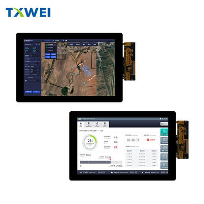 پانل نمایشگر کنترل از راه دور پهباد 1200*1920 مونتاژ روشنایی بالا لمینیت کامل لمسی یکپارچه اینسل 7 اینچی